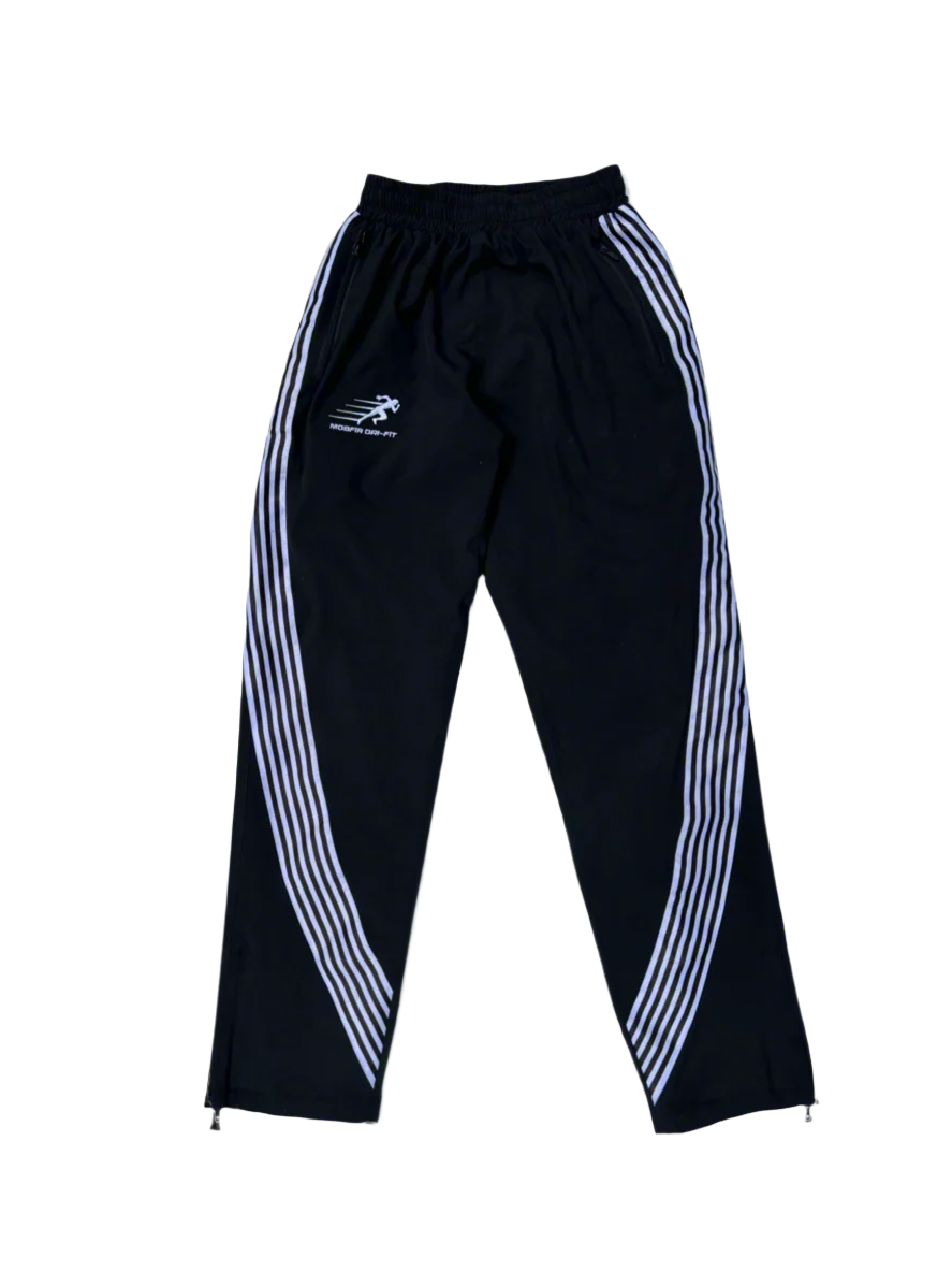 Black MOBFIA Dri-Fit TrackPants